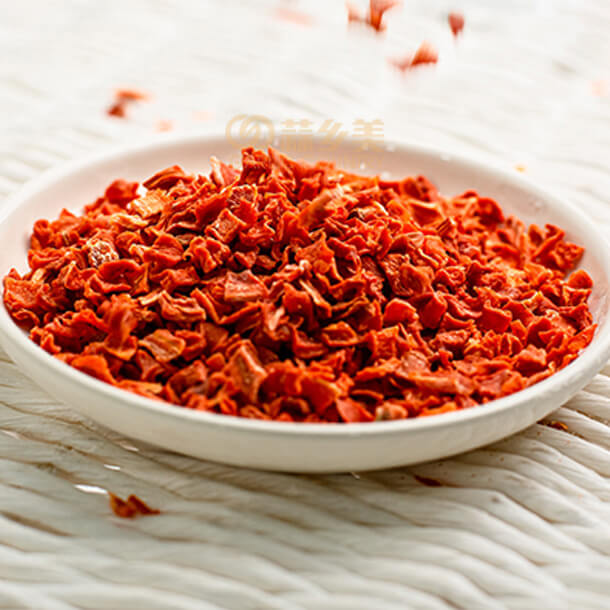 Dehydrated Carrot Cubes